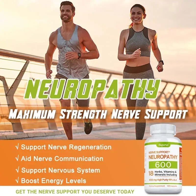 Neuropathy 240pcs – Reduces Stress, Promotes Nerve and Brain Function Health