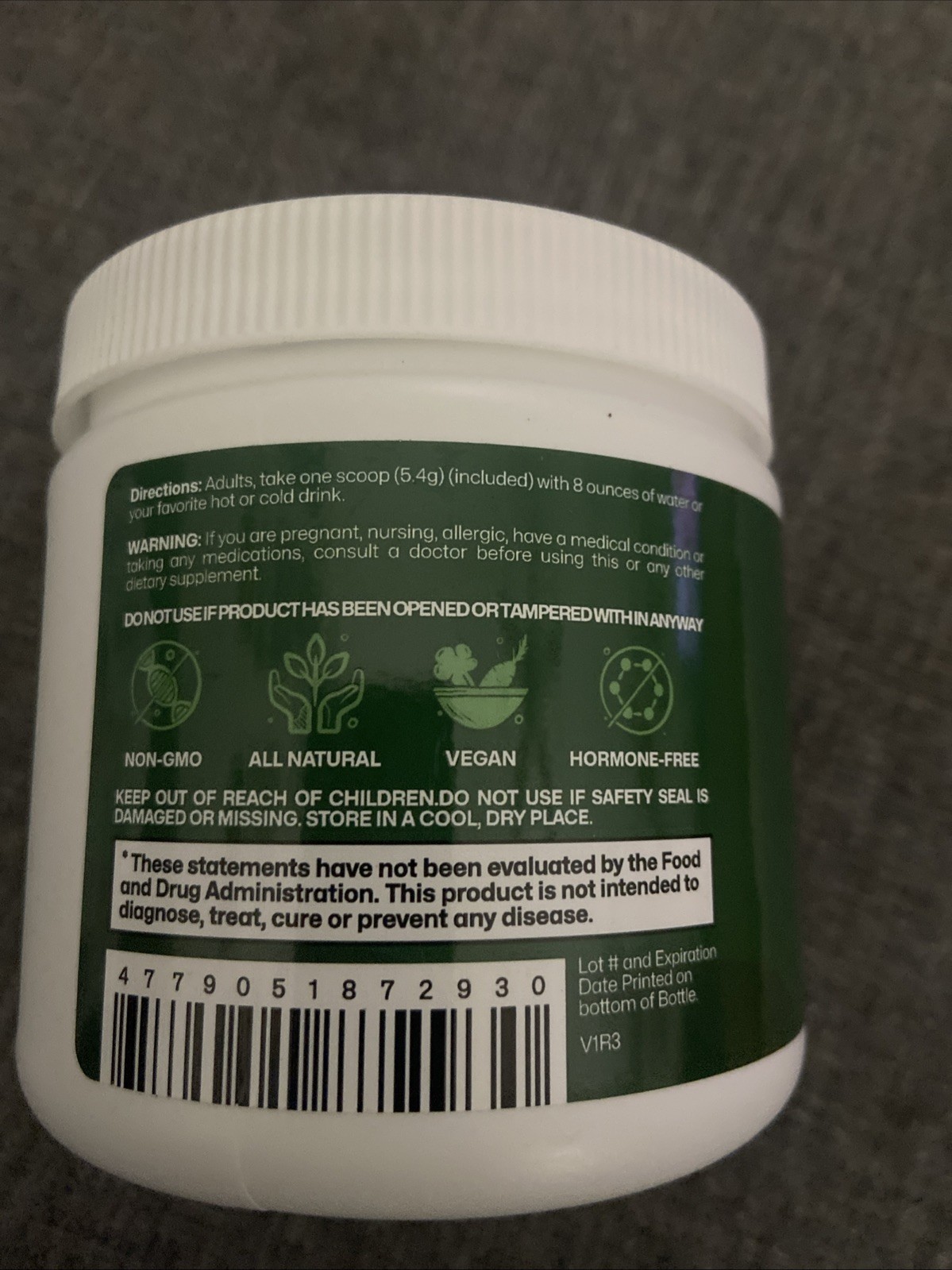 ColonBroom Greens Powder with Probiotics, Spirulina & Chlorella – Citrus Punch