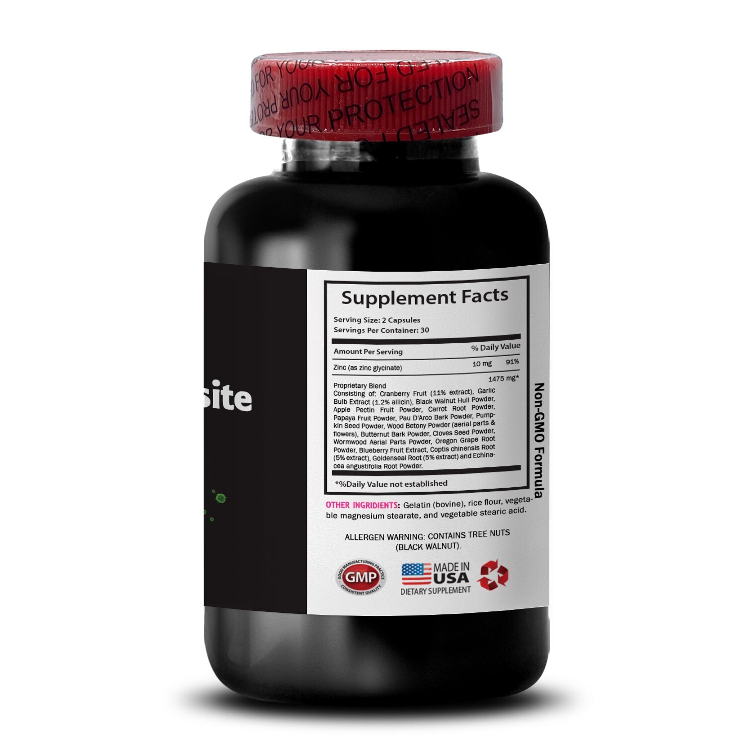Daily Refreshment – ANTI-PARASITE COMPLEX – Herbal Flow 3 Bottles 180 Capsules