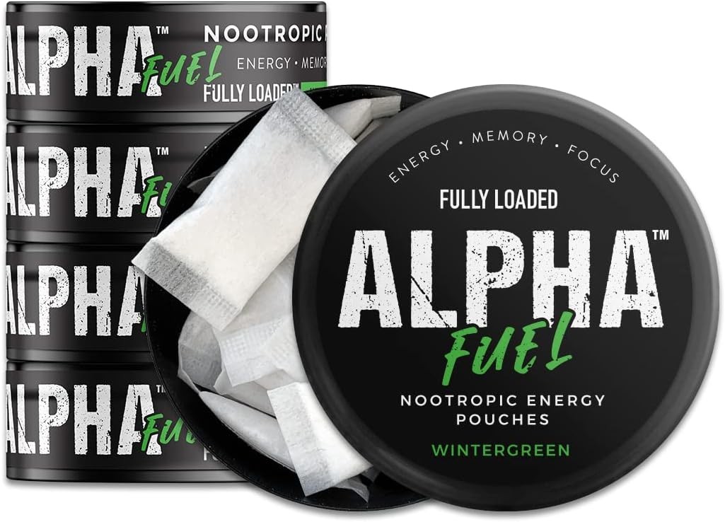 Fully Loaded Alpha Fuel Nootropic Pouches (Wintergreen Fuel)-Nootropic Energy Po