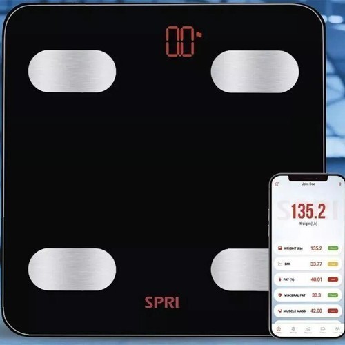 Digital Bathroom Scales 400lb Body Weight Weighing Scale LCD Electronic Clear US