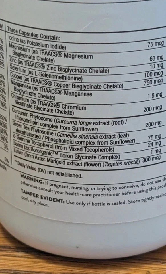 Thorne Multi-Vitamin Elite AM – 90 Capsules –