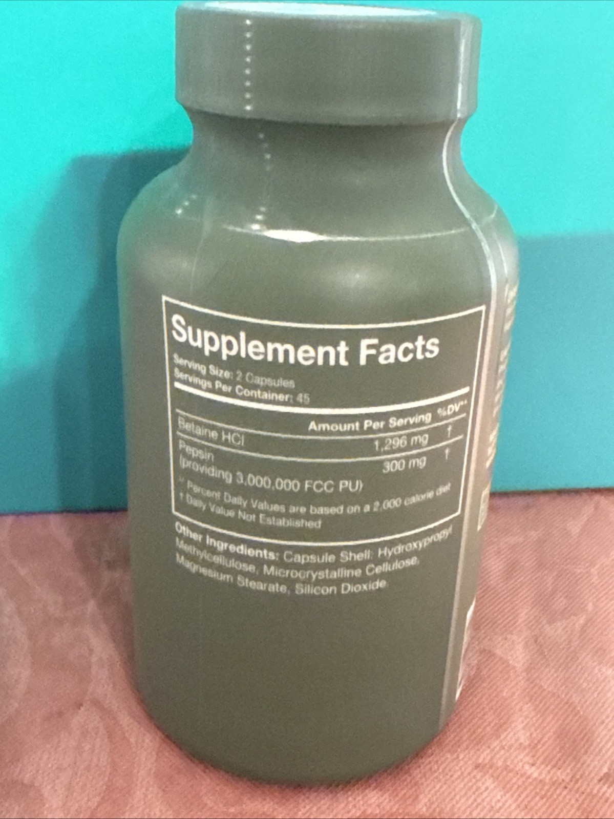 TerraHealth Reflux Inhibitor Capsules – Digestive Support-90 Capsules-08/2026