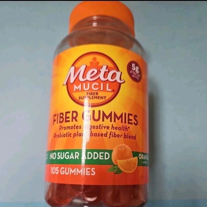 Meta Mucil Fiber Gummies 105 count Exp 07/2028 New Sealed No Sugar 5g