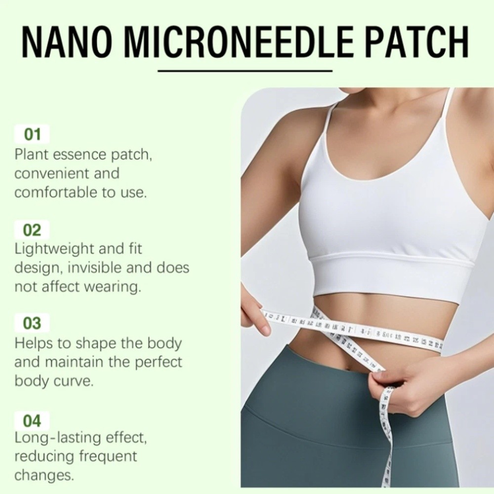4-40PCS Nano Micro-needle Patch -Body Patch-Unisex Slimming Microneedle Patch