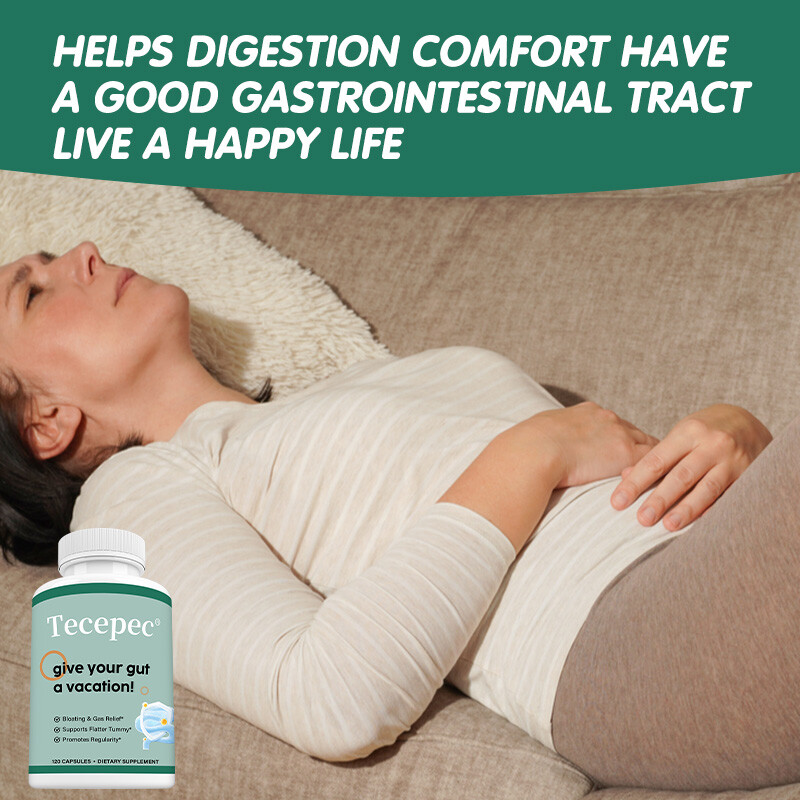Gut Health Capsules, Bloating,Gas Relief, Supports Digestive And Immune Health