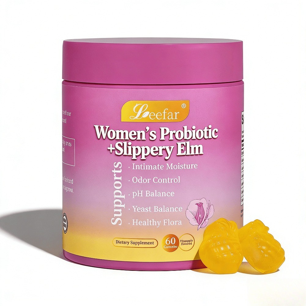 Women‘s Probiotic Gummies: Slippery Elm for Digestive & Immune Support, 60 Pcs++