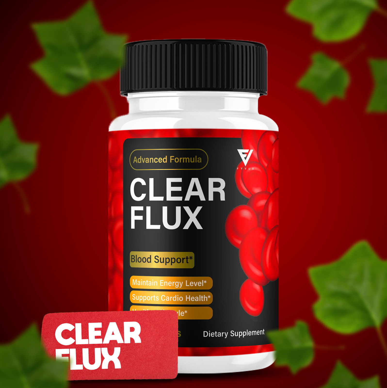 (5 Pack) Clear Flux Pills ClearFlux Advanced Blood Support (300 Capsules)