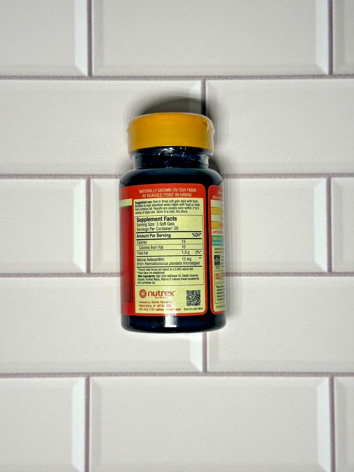 BioAstin Hawaiian Astaxanthin 4mg 60 Soft Gels EXP JUNE 2027