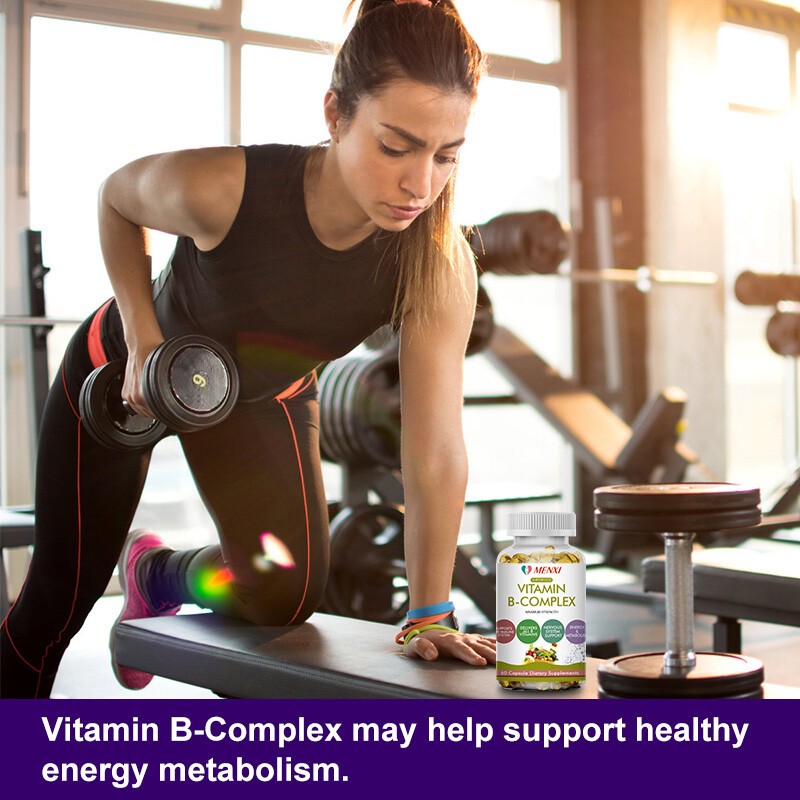 2 Packs Vitamin B Complex with B1, B2, B3, B5, B6, B12 – Natural High Potency-US