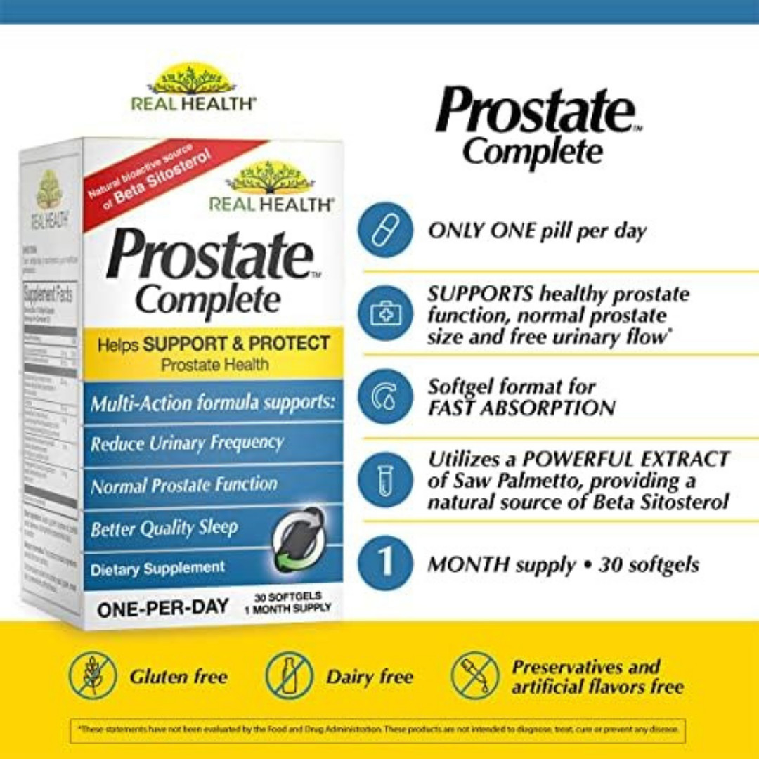 Real Health, Prostate Complete, 30 Softgels