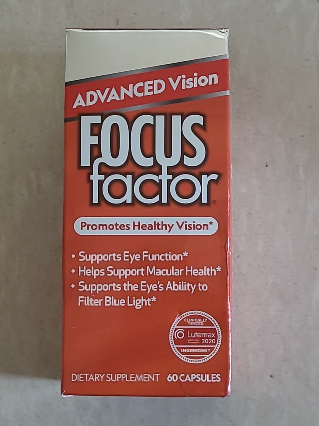 Focus Factor Advanced Vision 60 Capsules Healthy Vision Expiration: 05/2025