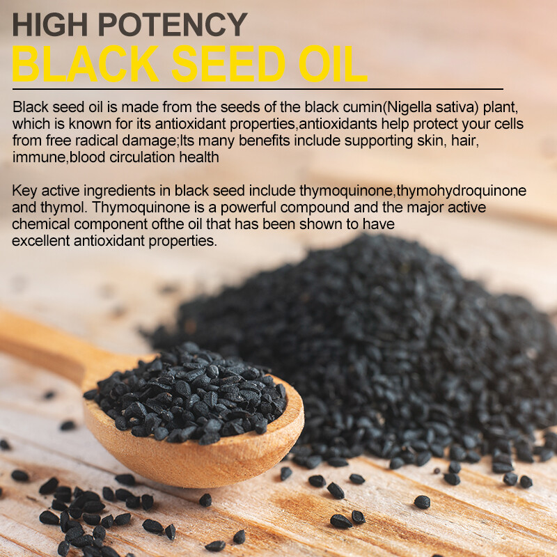 Black Seed Oil 120 Capsules For Men Women Softgel – Cold Pressed Natural Support