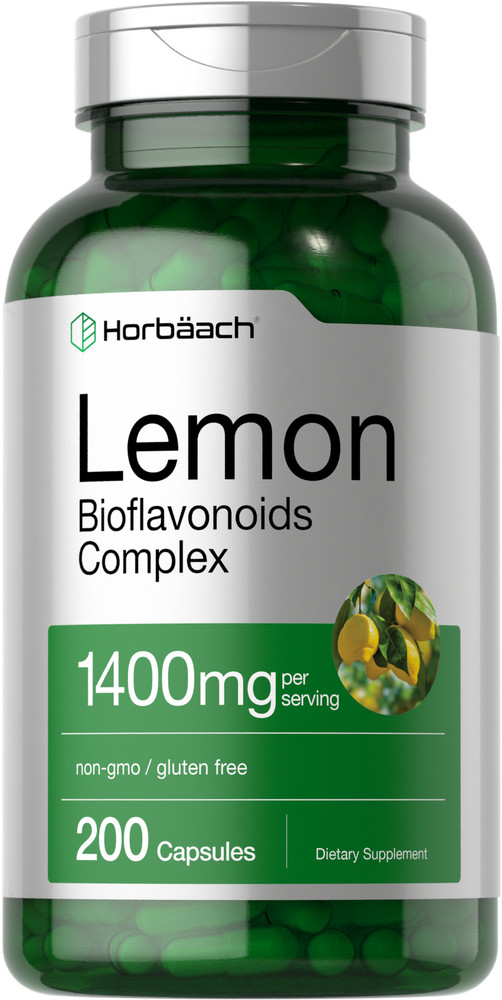 Lemon Bioflavonoids Complex 1400mg | 200 Capsules | Rutin, Hesperidin | Horbaach