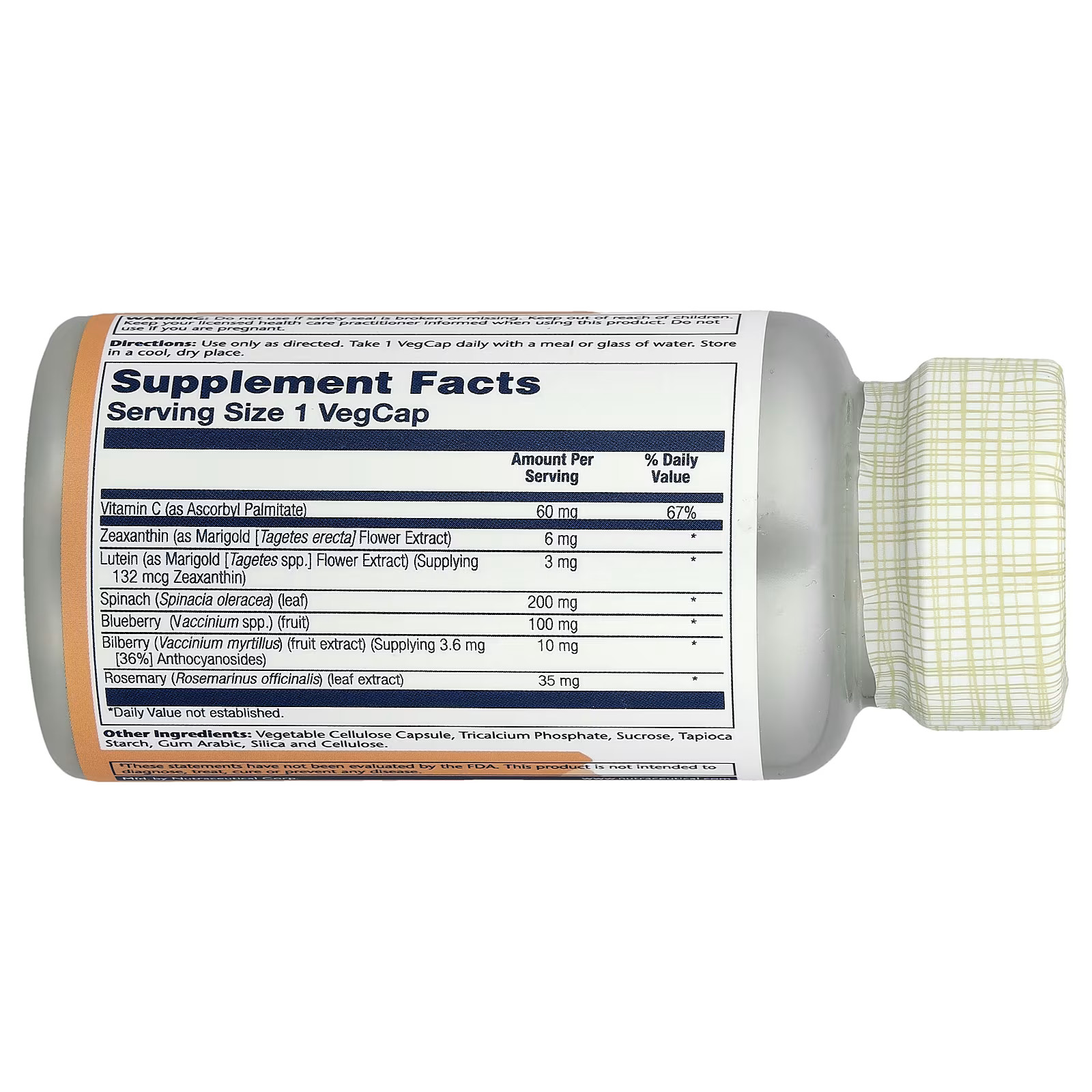 2 X Solaray, Ultra Zeaxanthin, 6 mg, 30 VegCaps-worldwide