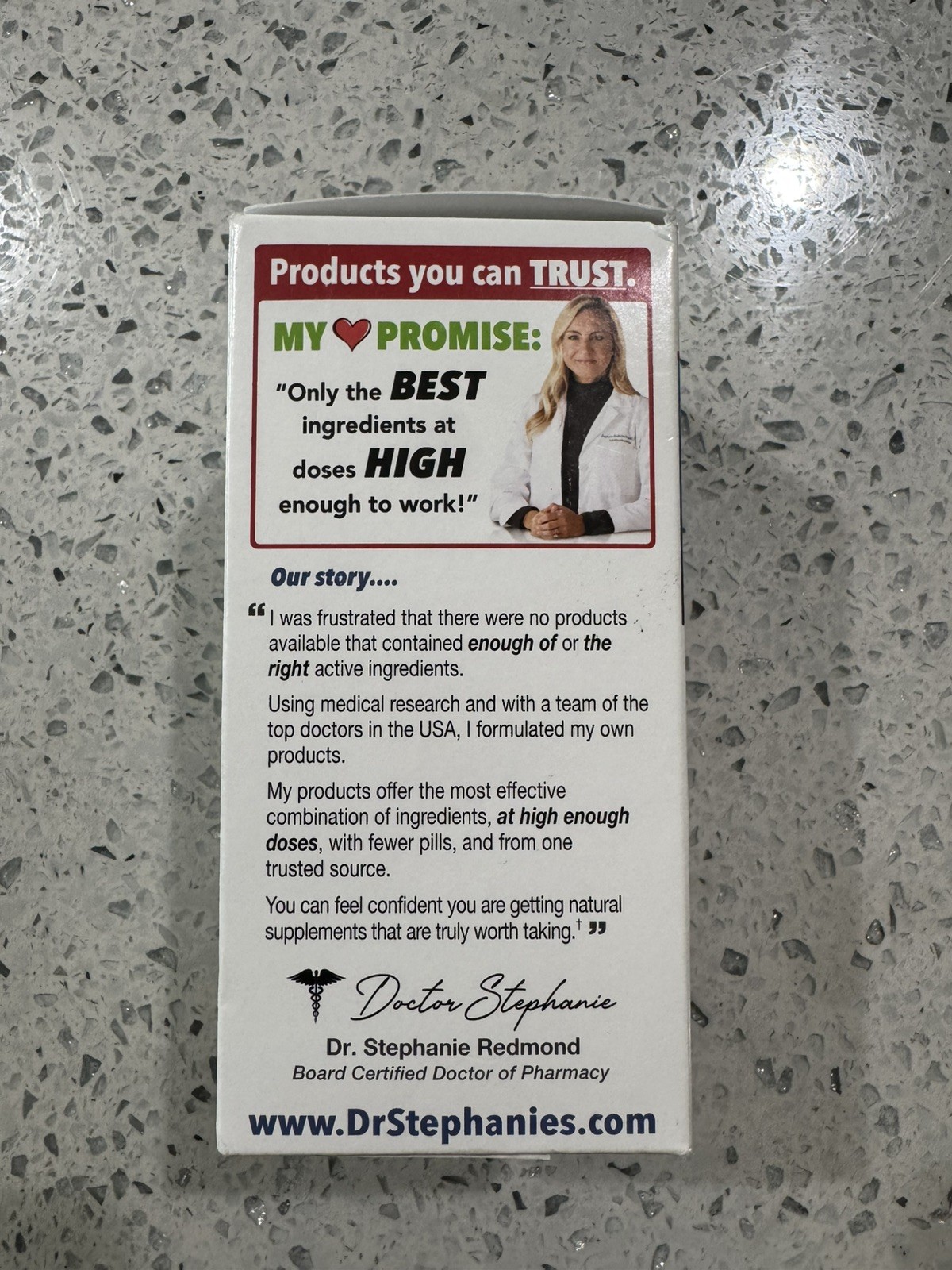 Dr Stephanie’s EXTRA STRENGTH 24 Hour Blood Sugar Supplement 90 caps Exp 09/26