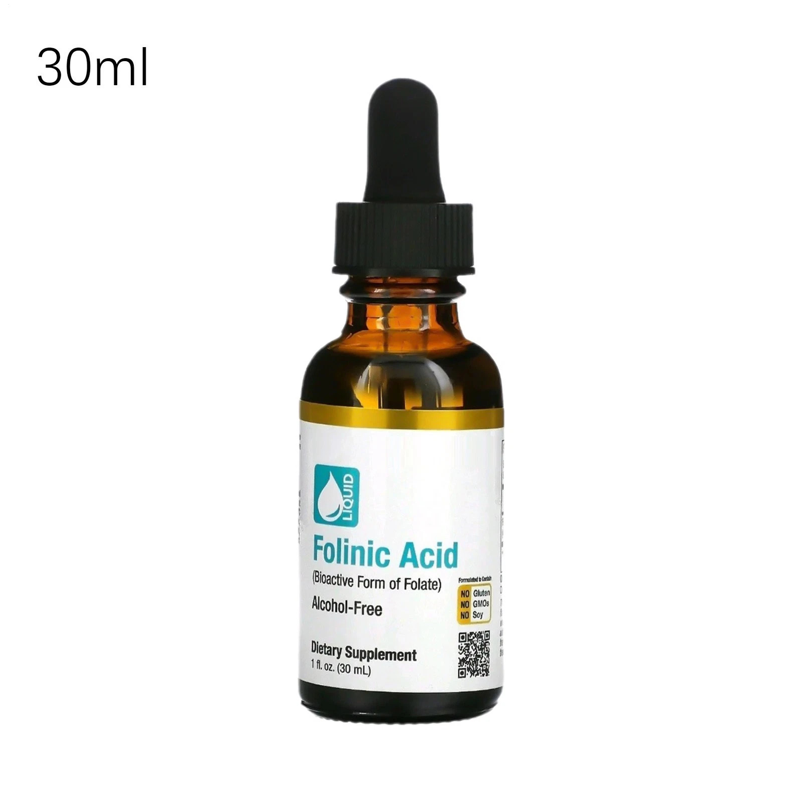 California Folinic Nutrition Acid Gold Alcohol 1oz/30ml