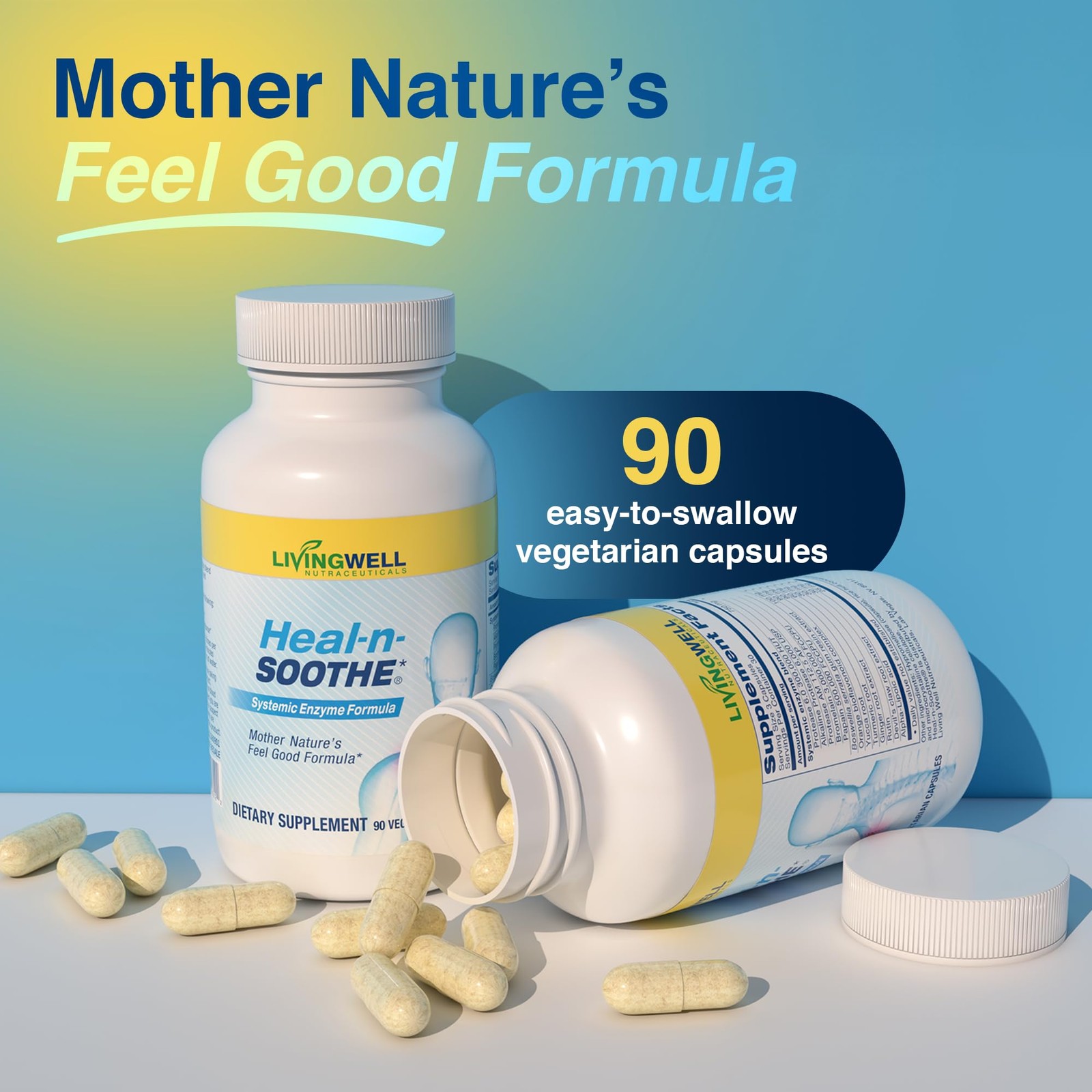 HEAL-N-SOOTHE Proteolytic Systemic Enzymes – Joint 60 Count (Pack of 1)