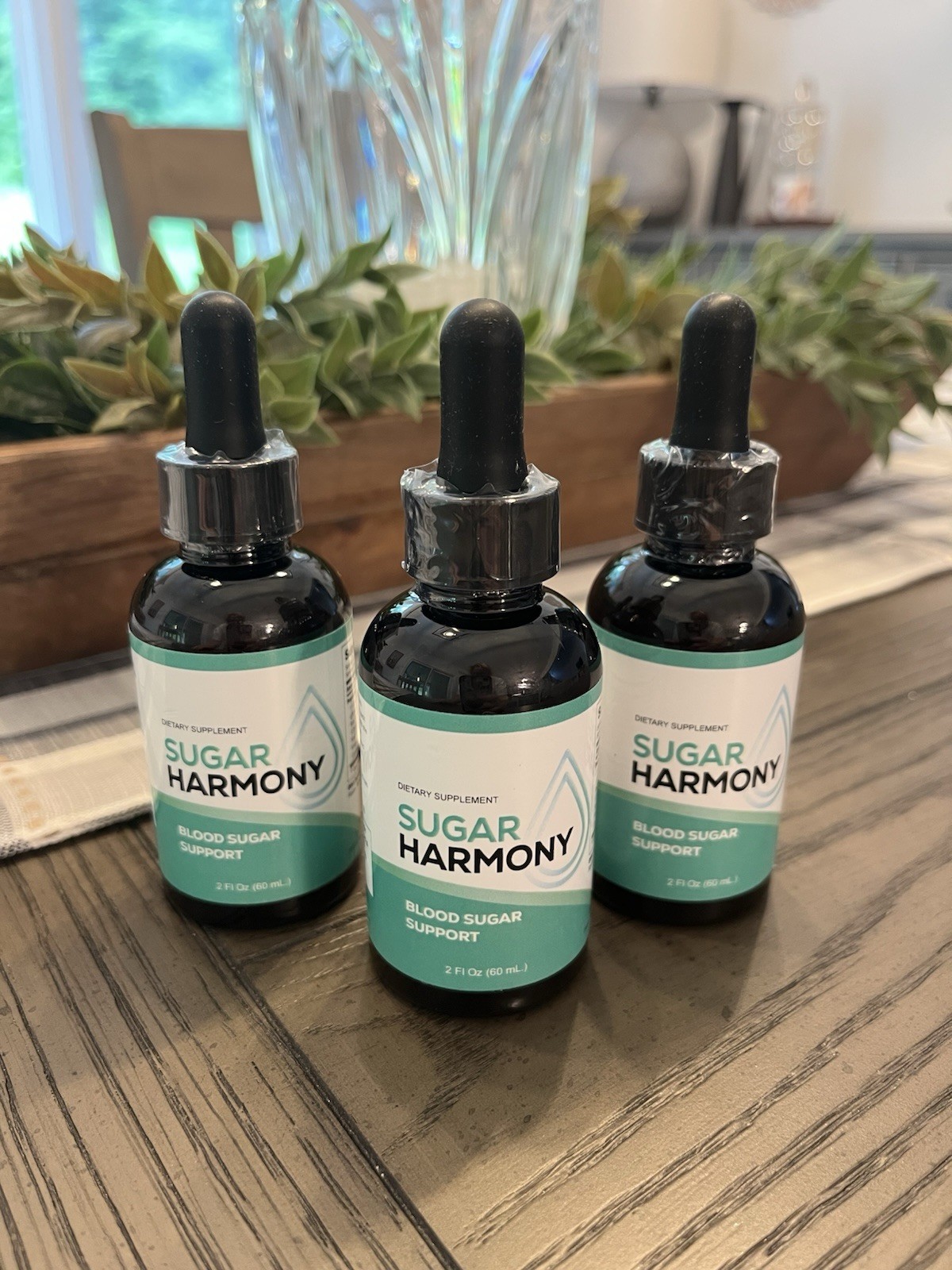 Sugar Harmony Blood Sugar Support Liquid Supplement 2 fl oz (3pack)