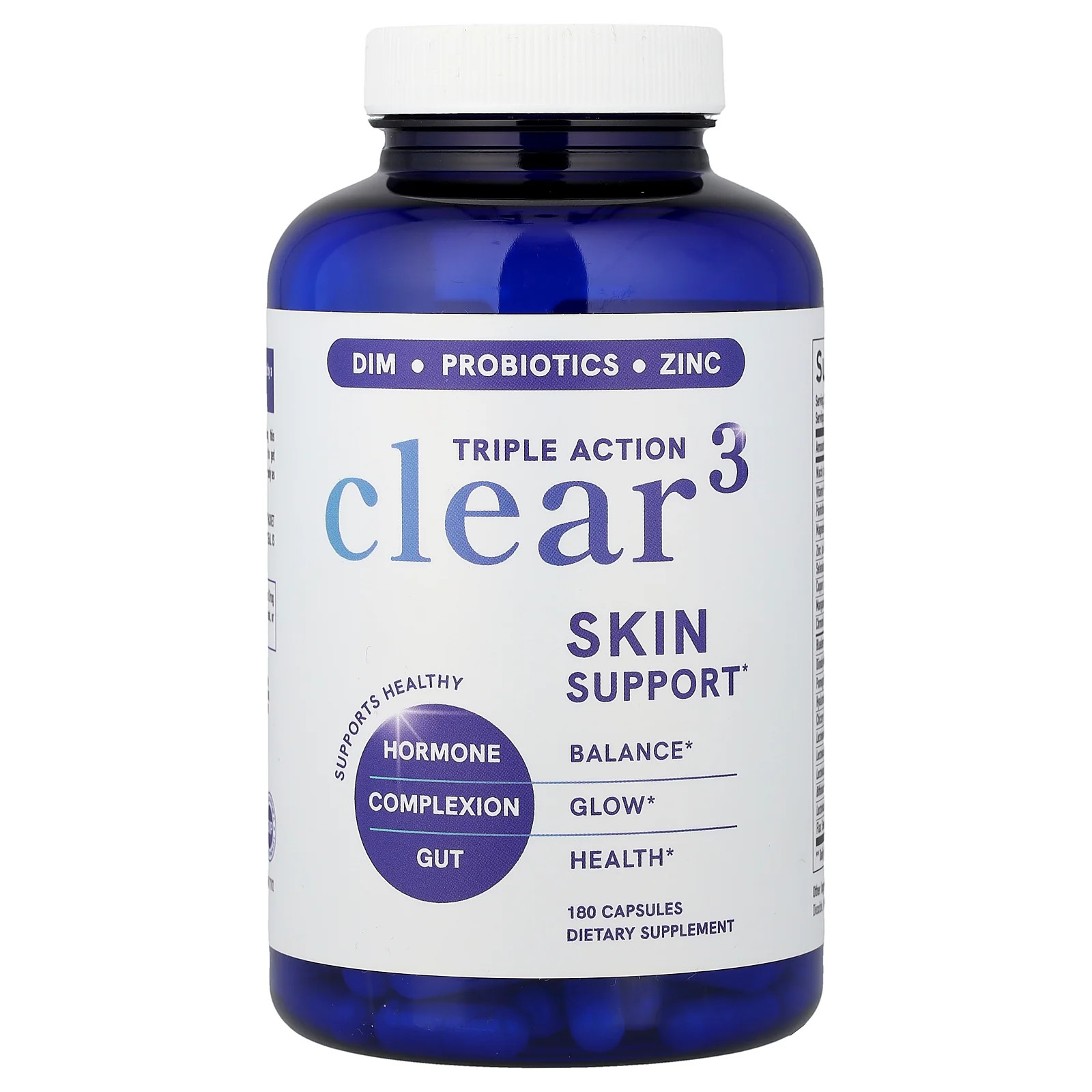 2 X SMNutrition, Triple Action Clear 3, 180 Capsules