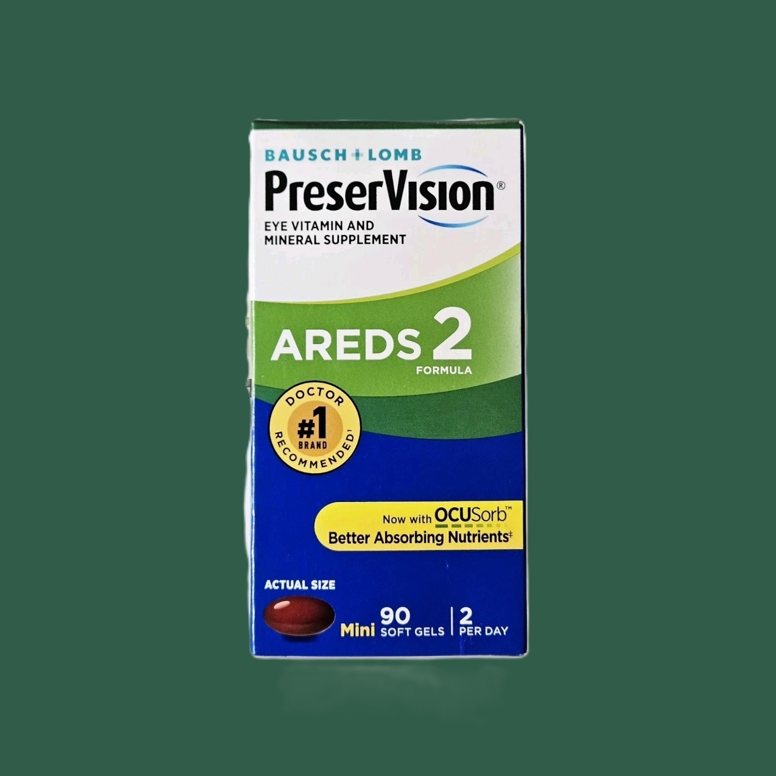 Bausch & Lomb | PreserVision AREDS 2, Eye Supplement – 90ct – Exp 07/2027