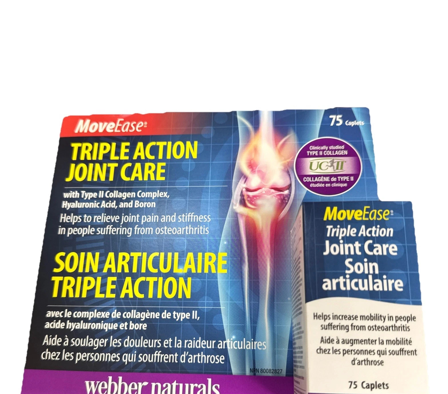 Triple Action Joint Care 75 caplets Bone & Joint Support, Always Fresh NO TARIF