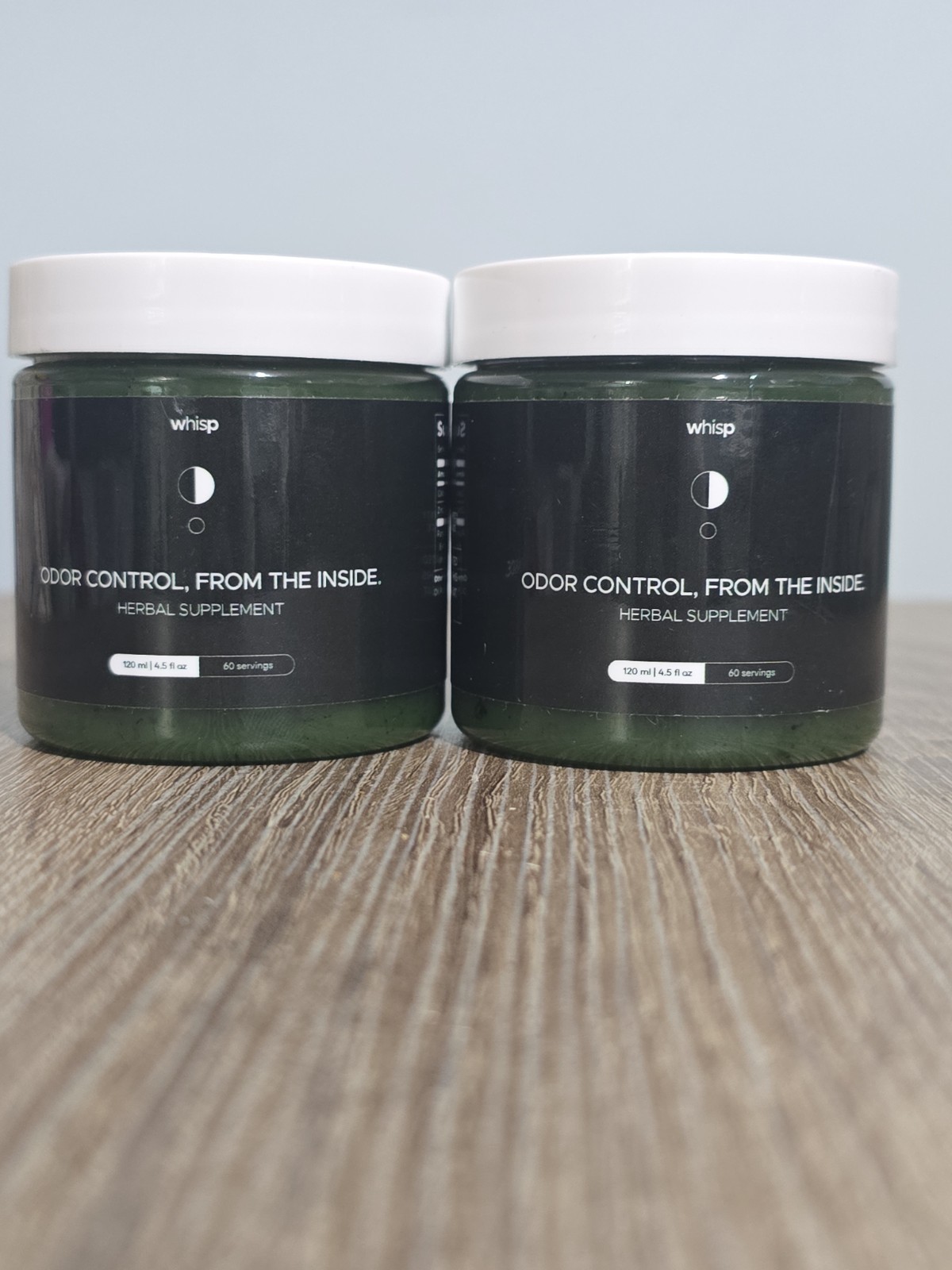 2x whisp Odor Control Liquid Herbal Supplement, 120 mL / 4.5 fl oz, Parsley Zinc