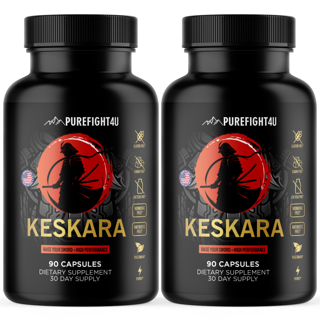 Keskara Raise Your Sword Male High Performance Supplement 90 Capsules 2 Bottles