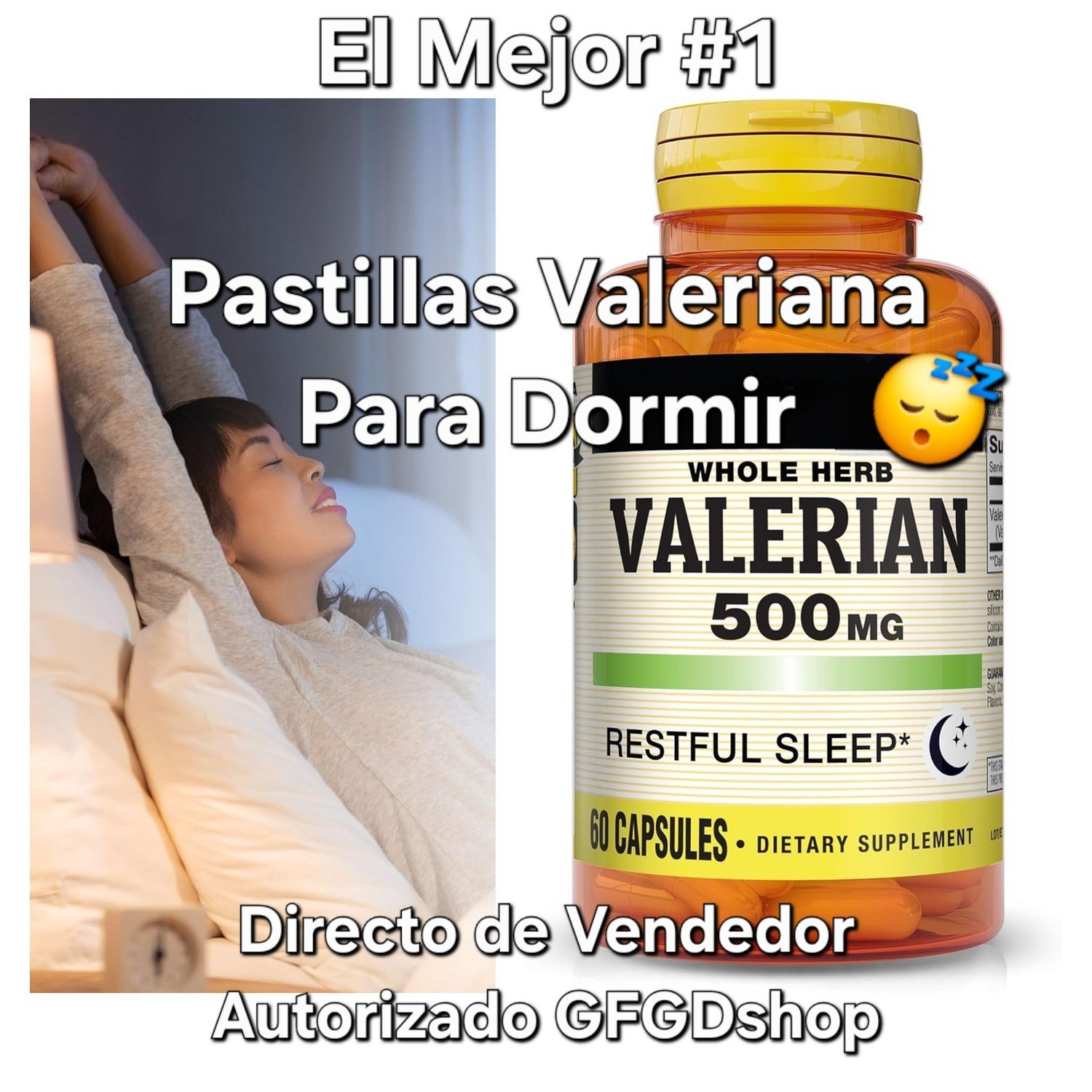 #1 Pastillas Para Dormir Tratamiento Natural Insomnio Stress Ansiedad Valeriana