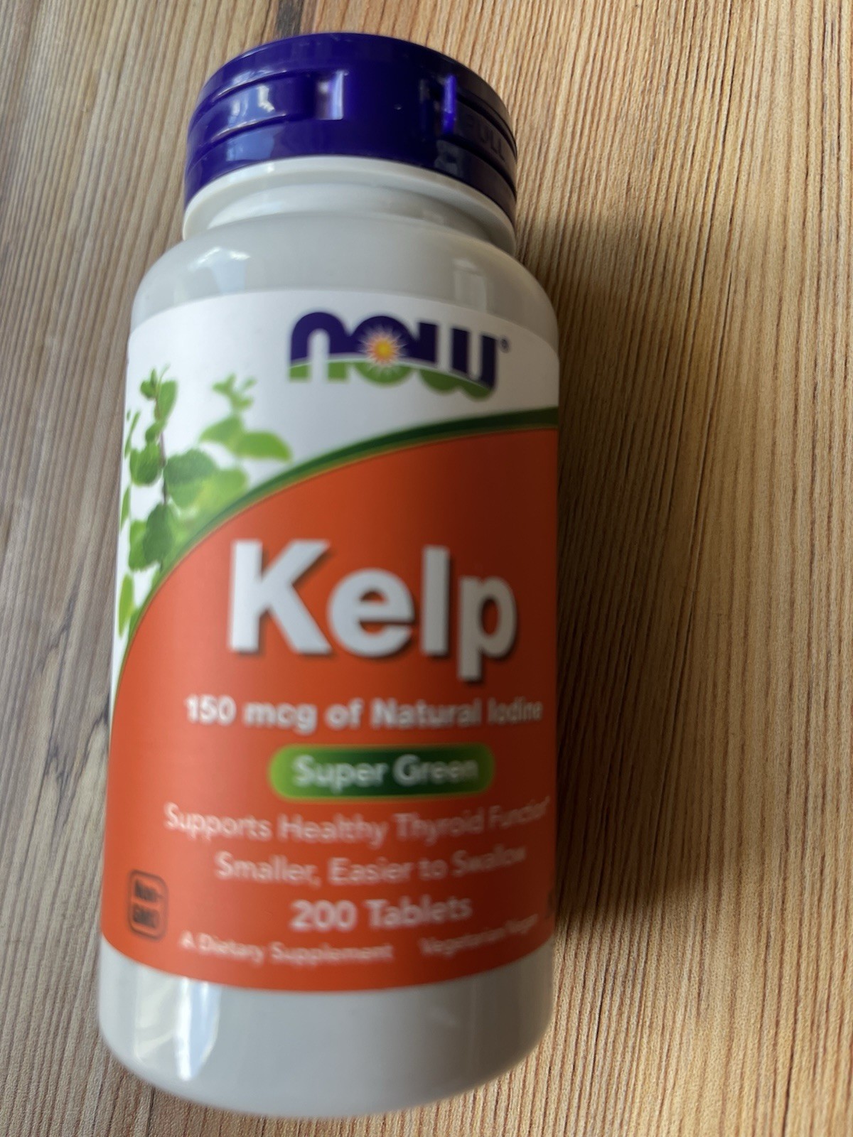 Now Foods Kelp 200 Tablets 150Mcg Natural Iodine Mineral Supplement Green Sup…