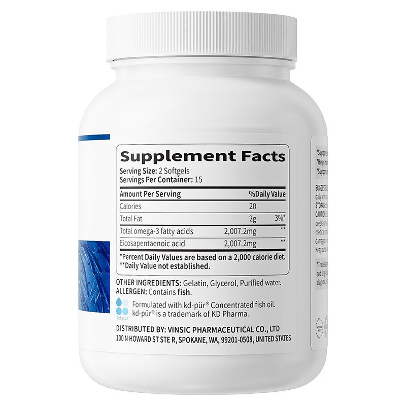 IFOS Certified: Vinsic 99% Pure EPA from KD Pharma Switzerland, 30Ct
