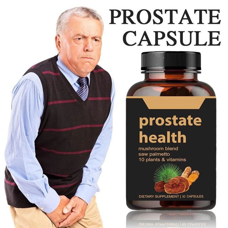 Prostate Health Capsules Support for Men’s Wellness plant-based Body-Care 90 Cap