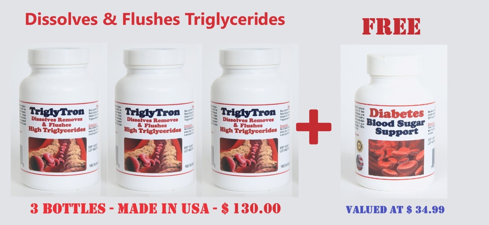 TRIGLICÉRIDOS REMOVEDOR DISMINUYA NIVELES DE TRIGLICÉRIDOS Y AZUCAR 540 Capsulas