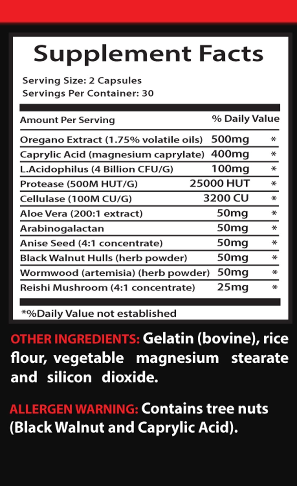 Body Refresh – CANDIDA AWAY EXTRA STRENGTH – Deep Support 2 Bottle 120 Capsules