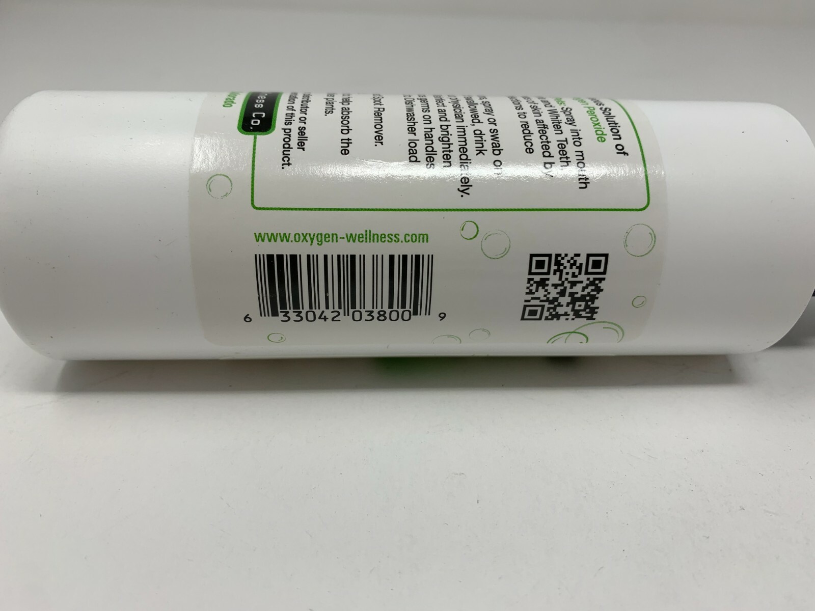 Oxygen Wellness Co. H2O2 Hydrogen Peroxide Food Grade 3% 8 oz.
