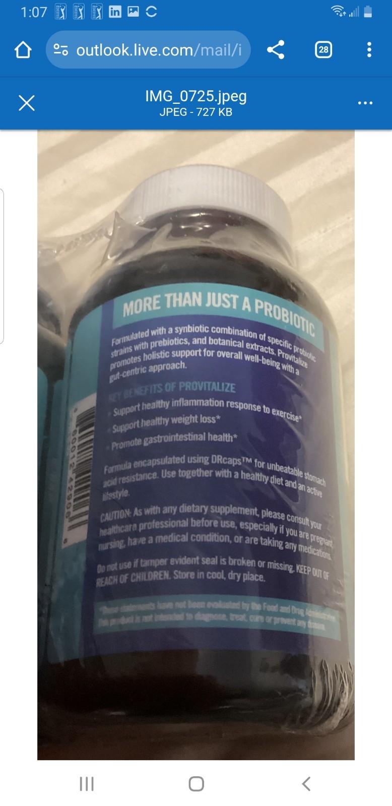 4 Bottles Factory Sealed Women’s Probiotic Dietary Supplement