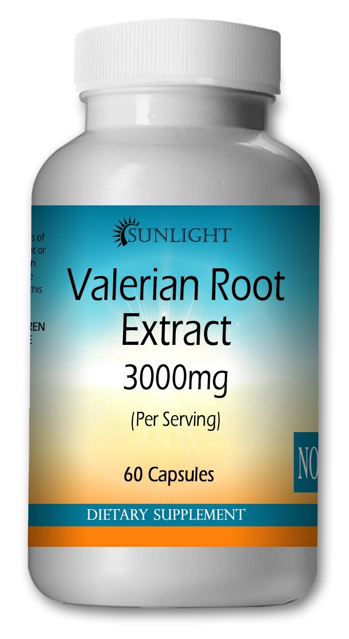 Valerian Root 3000mg Capsules serving- USA Deal