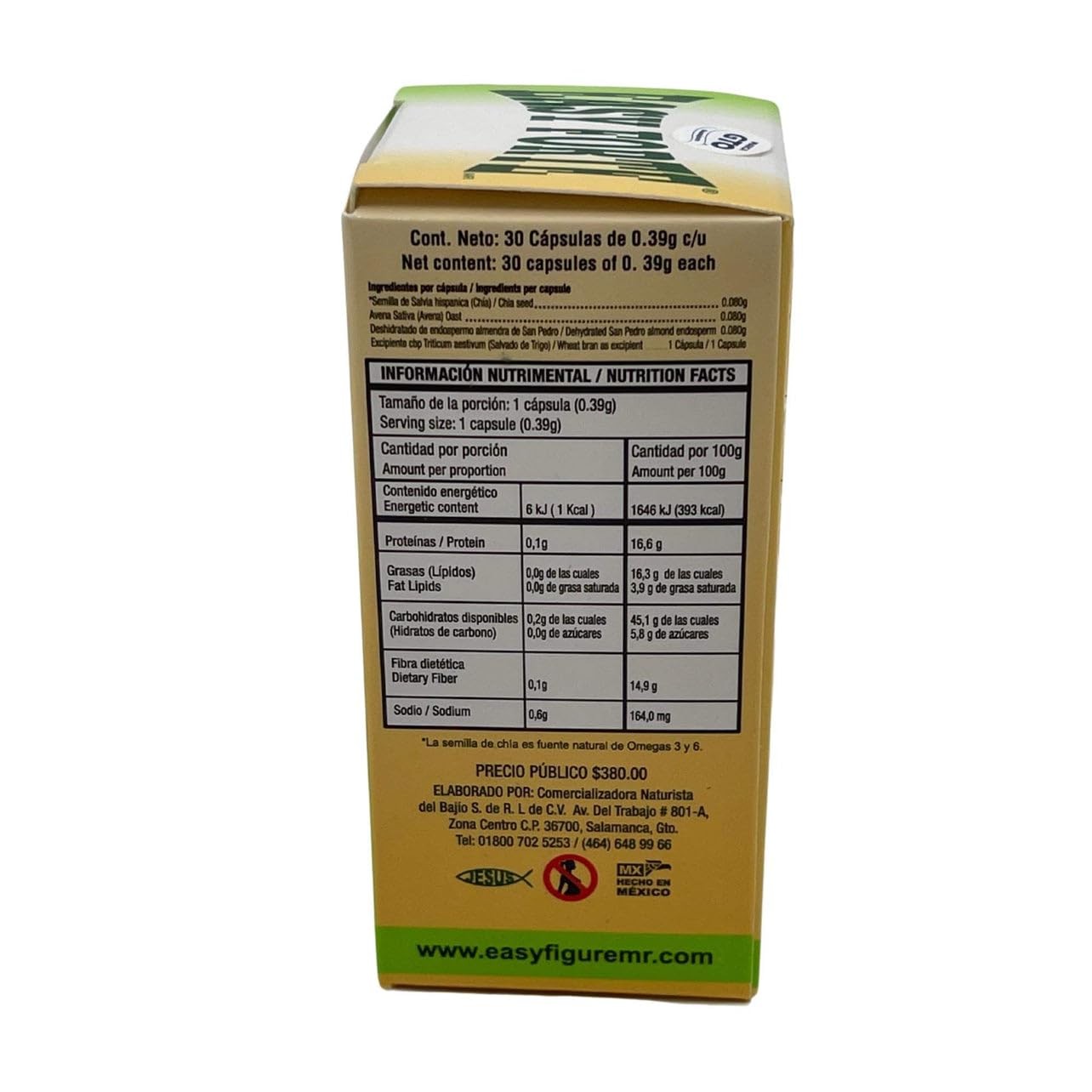 Easy Figure Forte Original Mexico Weight Loss Supplement Bajar peso cajas