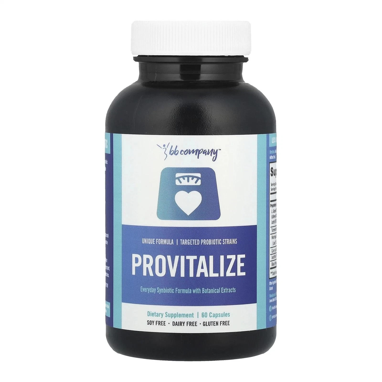 Better Body Co Provitalize Natural Probiotic – 60 Caps. EXP : 6/27 FREE SHIP