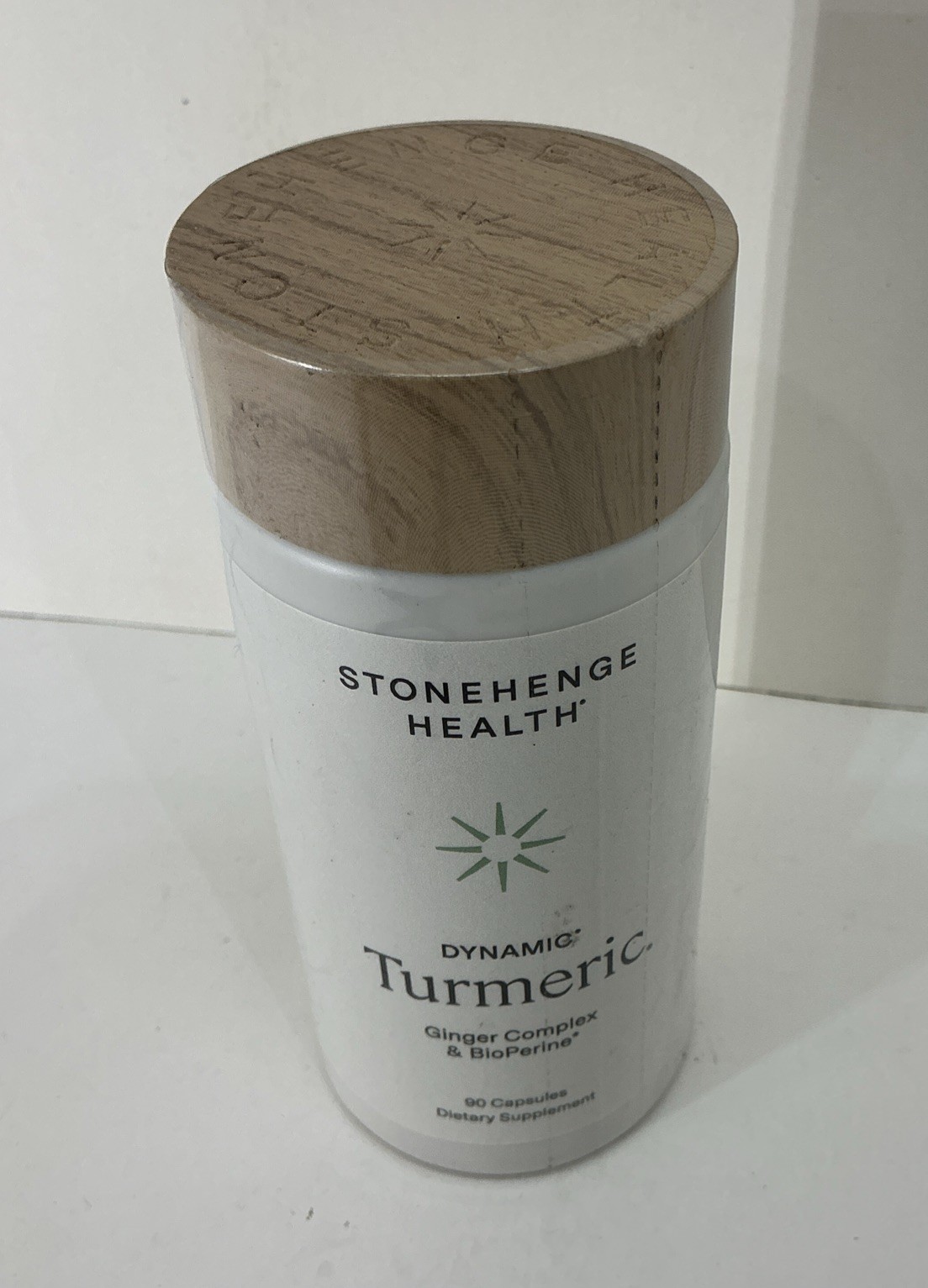 Turmeric Curcumin with Ginger 1 650 mg 90 Vegetarian Capsules Stonehenge Health