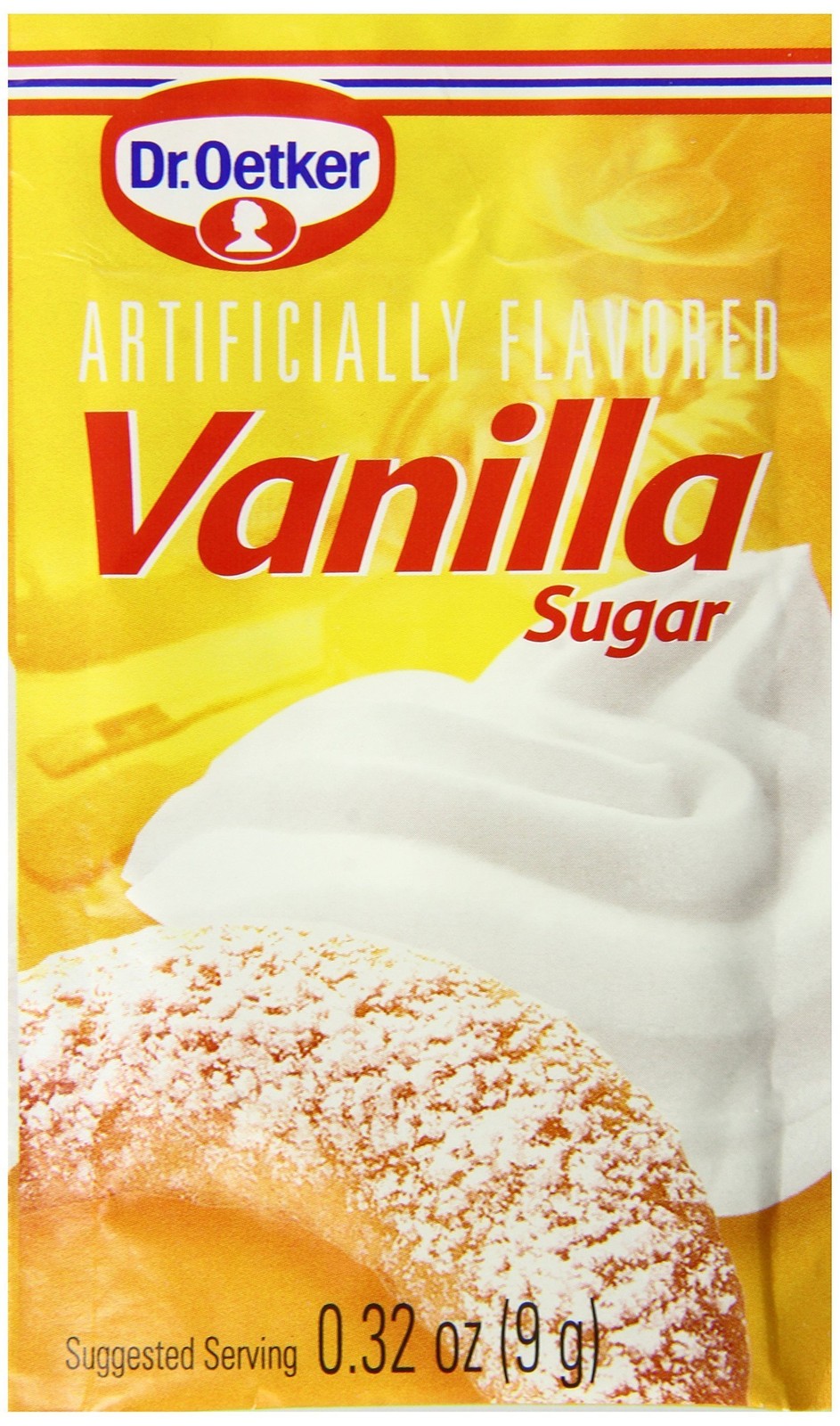 Dr Oetker Vanilla Sugar 12 Pack .32 oz Baking Dessert Flavor Packets