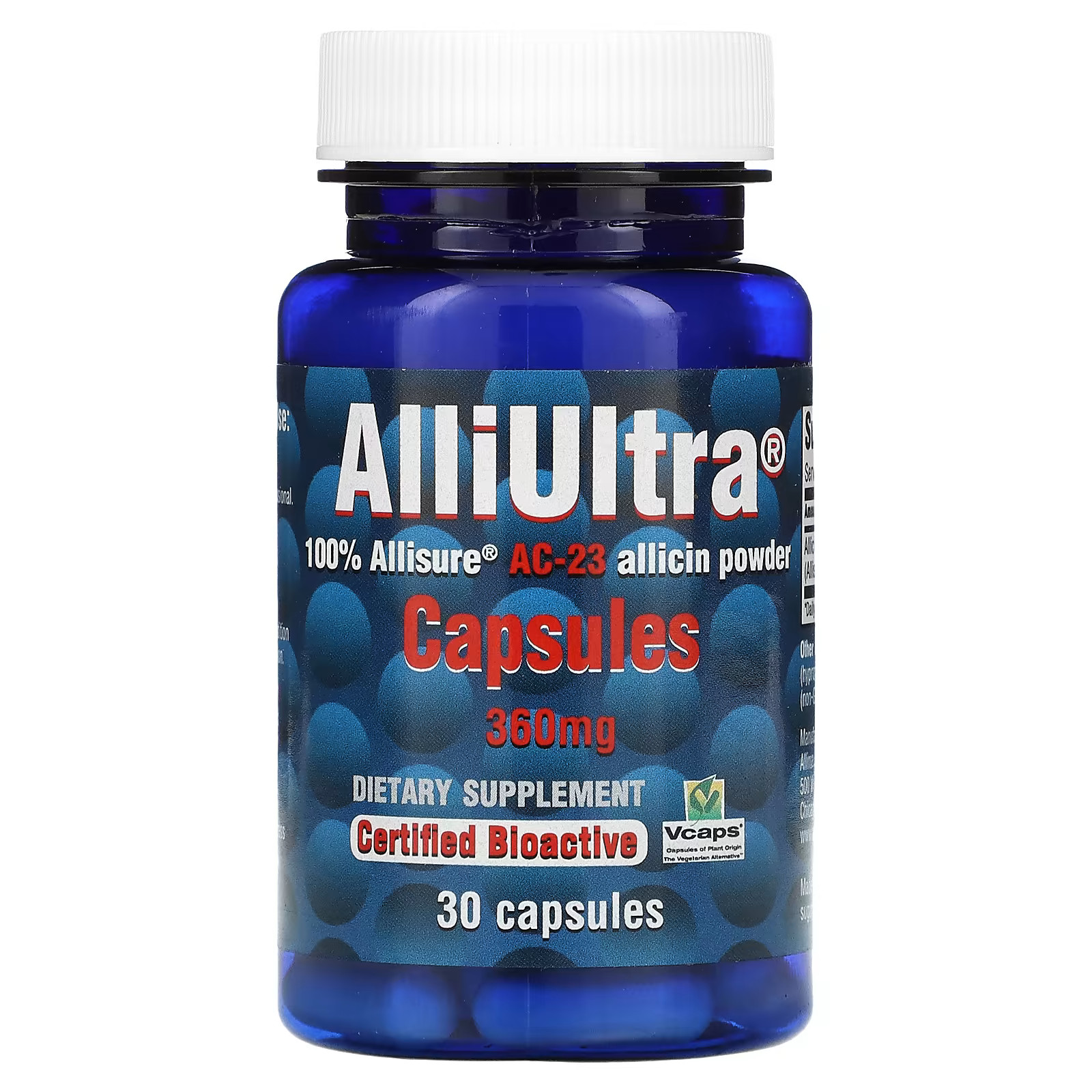 2 X Allimax, AlliUltra�, 360 mg, 30 Capsules