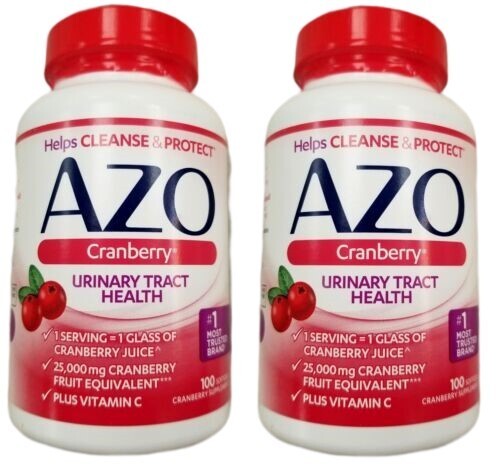 AZO Cranberry Softgels Maximum Strength 100ct ( 2 pack ) ^