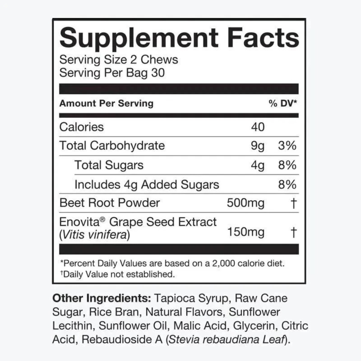 HumanN Super Beets Heart Chews –Pomegranate, 60 Count for Blood Pressure Support