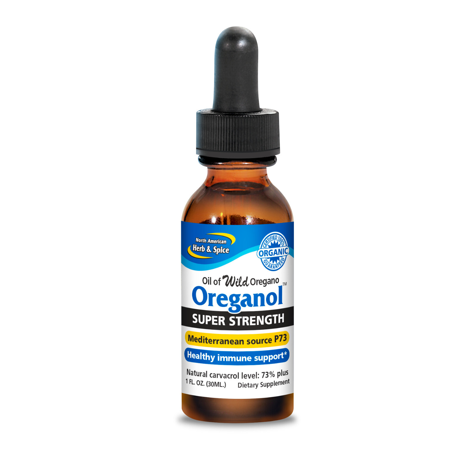 North American Herb & Sprice Super Strength Oreganol P73 – 1 fl oz