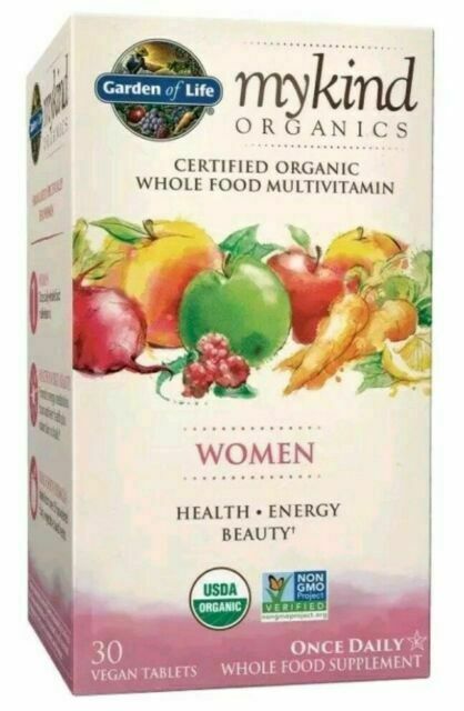 Garden of Life Organics Women Multivitamins – 30 Vegan Tabs Exp 05/2026+2027+
