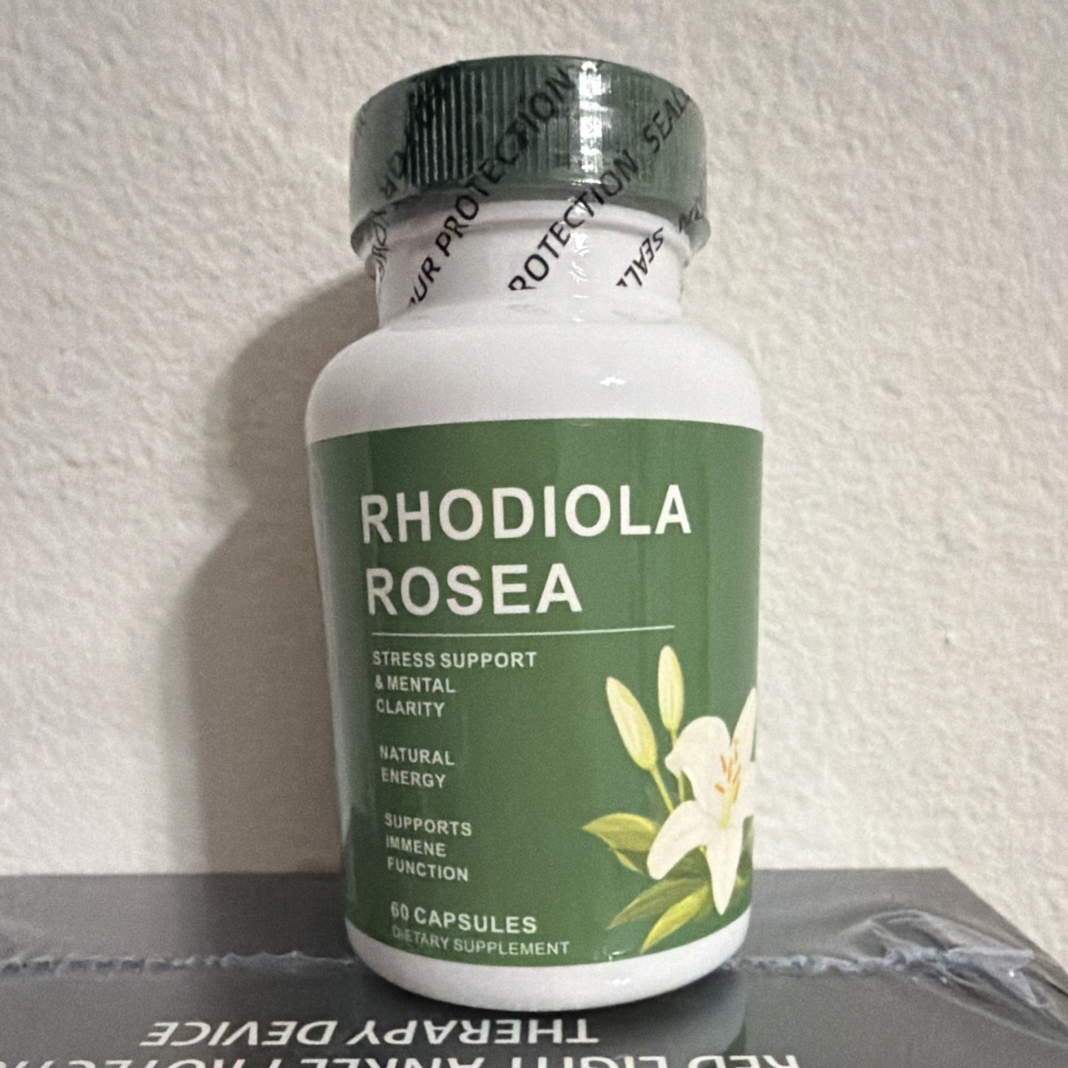Rhodiola Rosea Capsules Stress, Immune & Energy Support Dietary Supplement 60