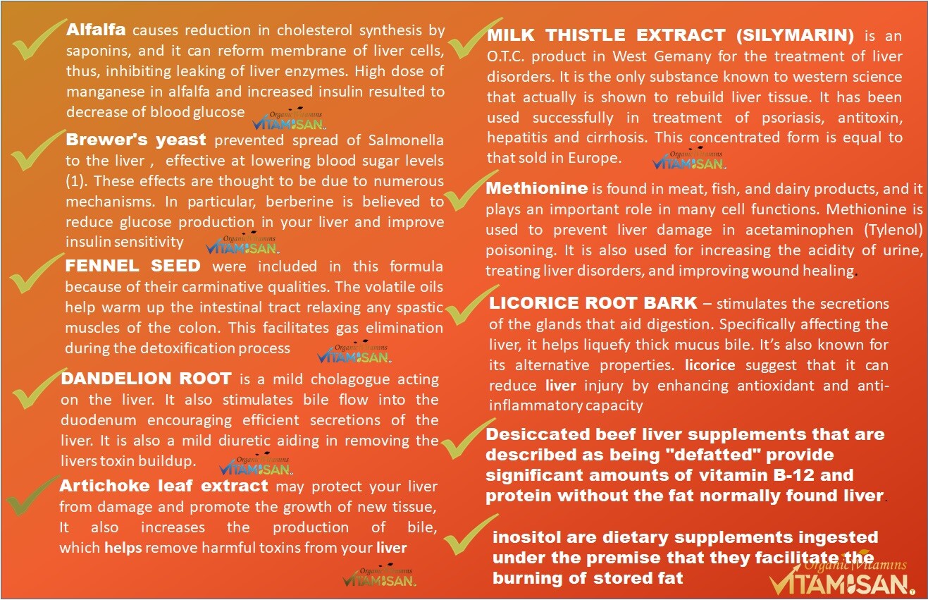 Liver Cleanse Detox Milk Thistle Extracts Silymarin, Artichoke, Dandelion, Vit B