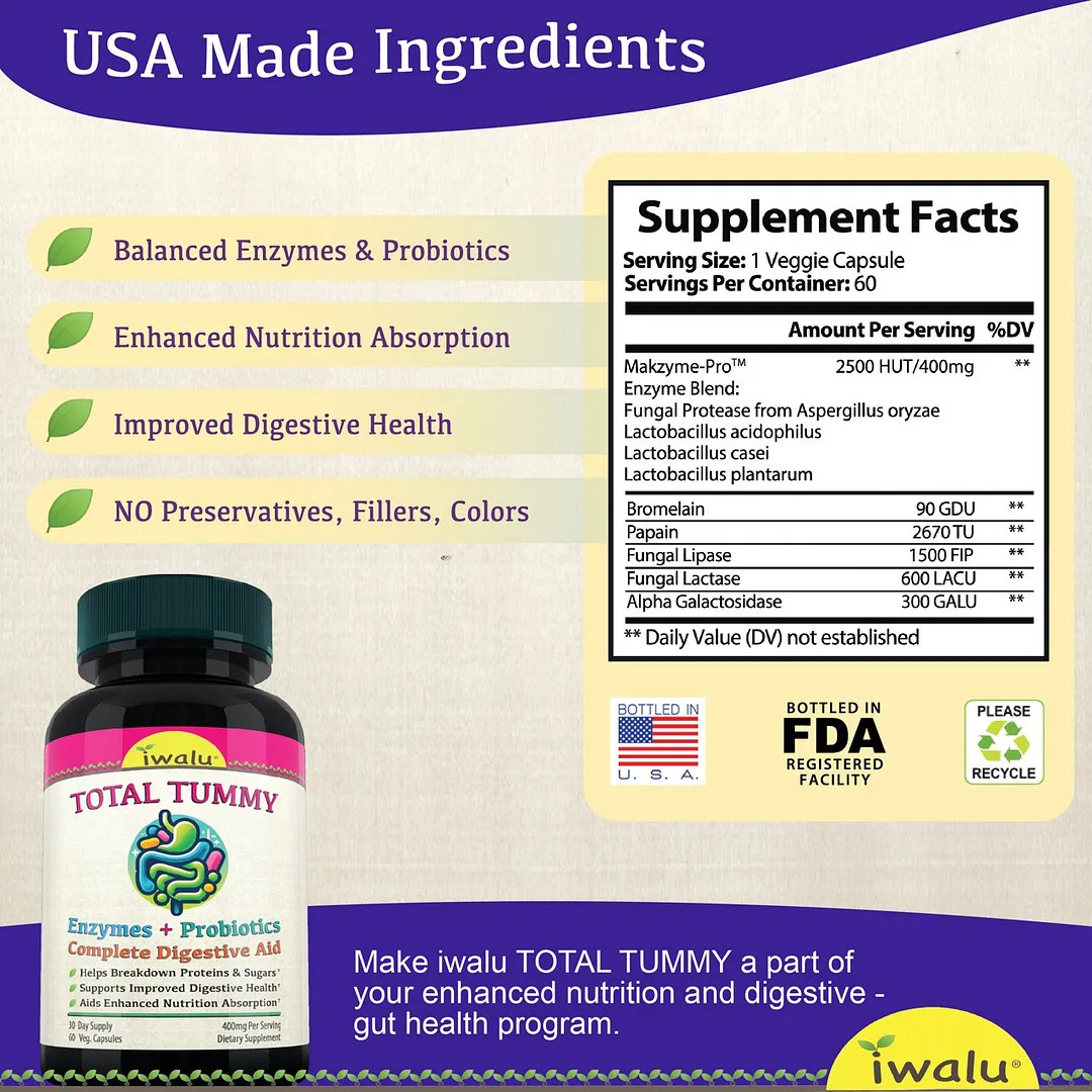 Suplemento de pancreatina | Mejora Suplemento Pastilla Hombre Mujer ENVIO GRATIS