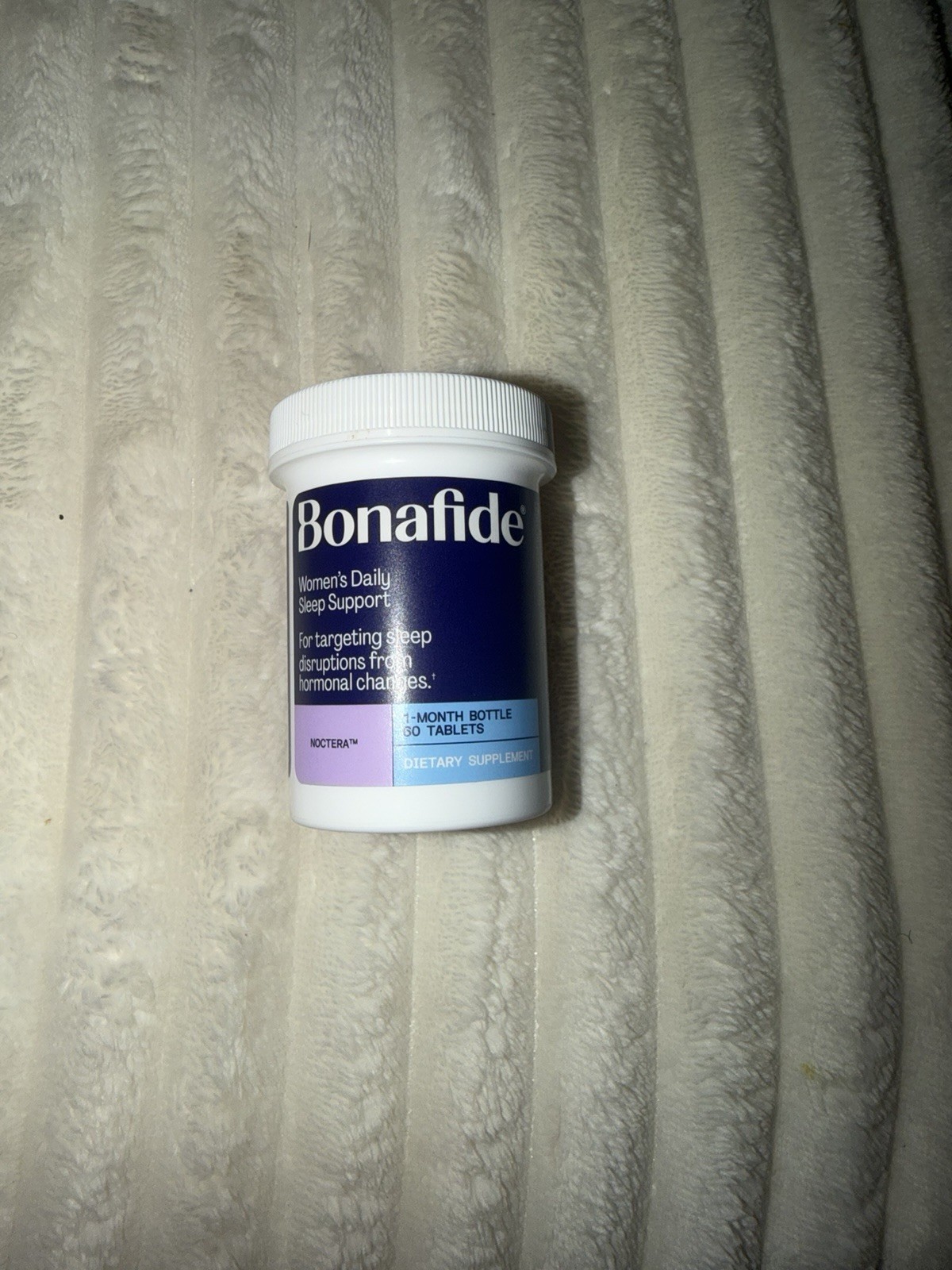 Noctera Bonafide Women’s Daily Sleep Support 60 Tablets Exp 11/2027- NEW SEALED